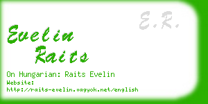 evelin raits business card